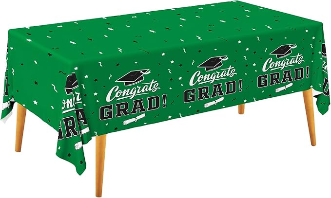 Graduation Party Decorations, Gongrats Grad Tablecover by Gatherfun