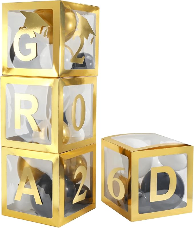 Fonder Mols 2026 Graduation Party Balloon Boxes, Graduation Decorations Class - Image 3