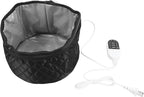 Yunir Heat Cap for Deep Conditioning,10 Level Heats Up Quickly 3 Time Settings Hair Steamer for Hair Home Use Thermal Steam Cap for Black Hair Portable Heating Caps (Black) (US Plug 110V)