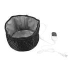 BRRNOO Heat Cap Deep Conditioning Thermal Hair Heating Cap 10 Temperature Settings 3 Timer Modes Water Proof Electric Heating Cap for Damaged Hair Restoration Composite Fabric PVC (US Plug 110V)