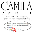 Camila Paris CP922 French Hair Clip for Women, Alligator Clip, Duckbill Girls Hair Claw Clips Jaw Fashion Durable and Styling Hair Accessories for Women, Strong Hold No Slip Grip, Made in France
