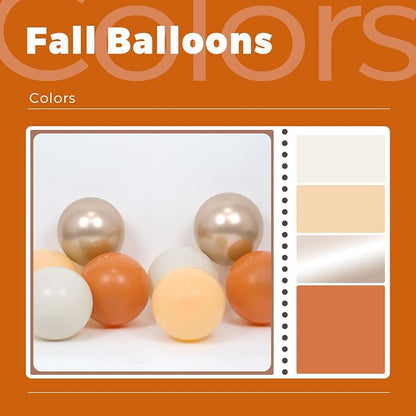 60pcs Fall Balloons 12inch, Thanksgiving Balloons - Image 8