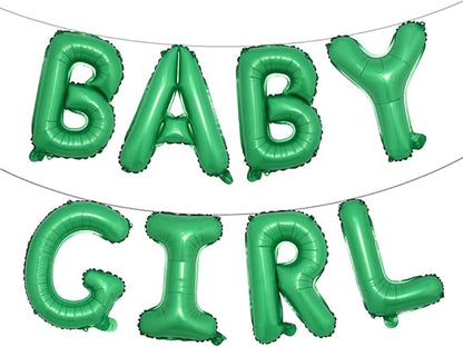 16 inch Baby Boy Girl Banner Foil Letter Balloons Garland by RUIANSI