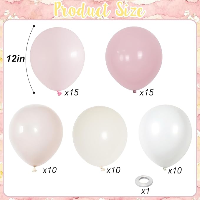 Dusty Pink Balloons - Image 2