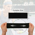 9PCS Headbands for Women and Men Stretchy Headband Soft Hair Band Fashion Head Bands for Women's Hair Workout Yoga Running Unisex Accessories Black