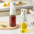 Empty Clear Glass Spray Bottles (white)