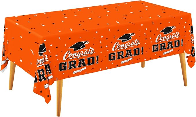 Graduation Party Decorations, Gongrats Grad Tablecover by Gatherfun
