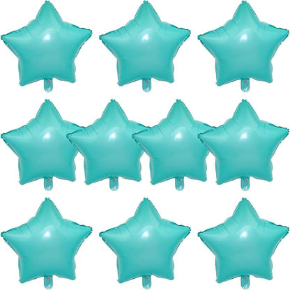 MEETINGU 10PCS 18" Star Balloons Foil Balloons Foil Membrane Balloons Party & by MEETINGU