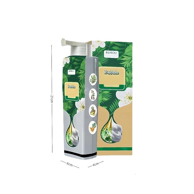 200 ML Natural Plant Bubble Hair Dye, Pure Plant Extract for Grey Hair Color Bubble Dye (Wine Red)