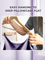 Mulberry Silk Pillowcase for Hair and Skin, SGMSILK 22 Momme Natural Silk Pillow Cases with Zipper, 6A Soft and Smooth Single Sided Pure Silk Pillow Cover (Dark Purple, Queen 20"x30")
