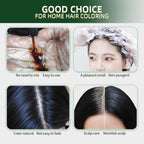 Coffee Hair Dye Shampoo 3 in 1 Herbal Natural Dye Cover Gray, for Women/Men Hair Color for Grey Coverage (Coffee)