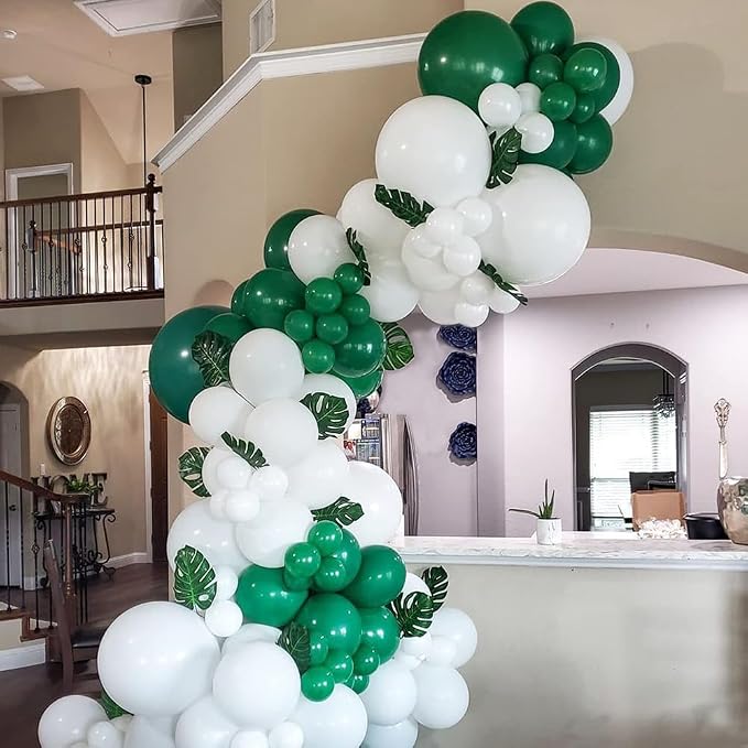 Dark Green Balloons, Thick & Durable, - Image 6