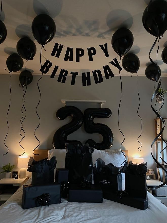 Black 50 Balloon - Image 8