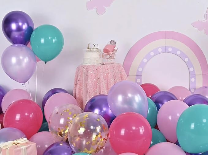 HILAVO Pink and Purple Balloons - Image 5