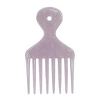 VOCOSTE Hair Picks for Curly Hair - Wide Tooth Comb, Afro Pick, Light Purple