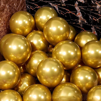5 inch Metallic Gold Balloons - Image 4