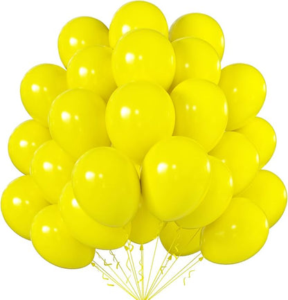 10 Inch Yellow Balloons by KALOR