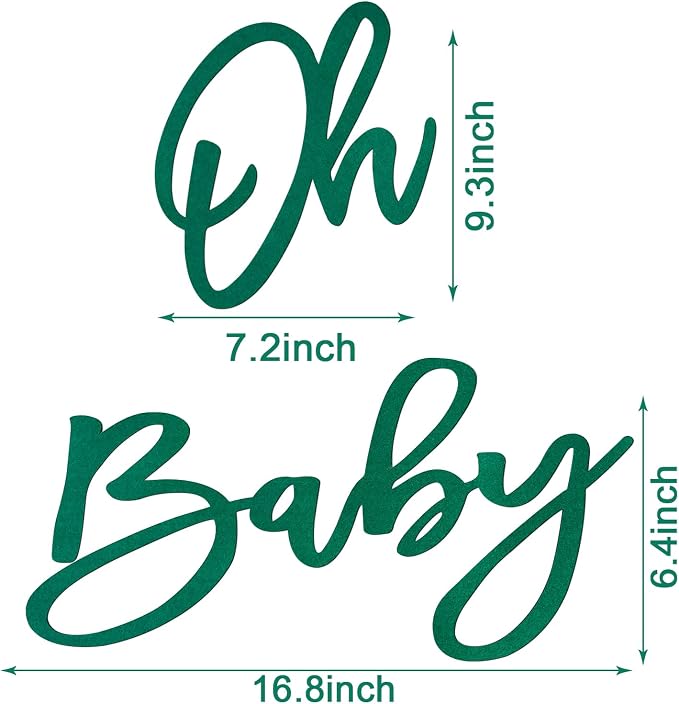 'Oh Baby' Sign for Backdrop - Image 2