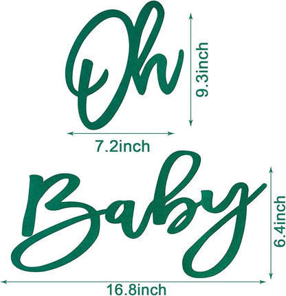 'Oh Baby' Sign for Backdrop - Image 2