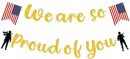Retirement Party Decorations We Are So Proud of You Banner Welcome Home Banner by Adecortalk