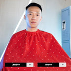 Barber Strong The Barber Cape Haircut Cover for Men, Hair Repelling and Static-Reducing Material, Water Resistant Fabric