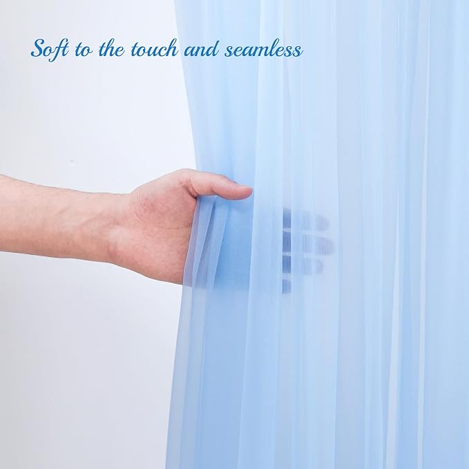10x10ft Baby Blue Tulle Backdrop Curtain - Image 6