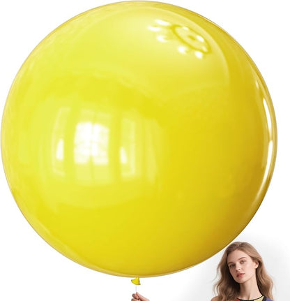 Yellow Giant Balloons 36 Inch by Kawkalsh