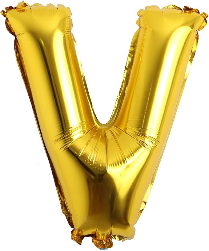 16" Alphabet Letter and Number Balloons Set Package, Aluminum Hanging Foil Film by RUIANSI