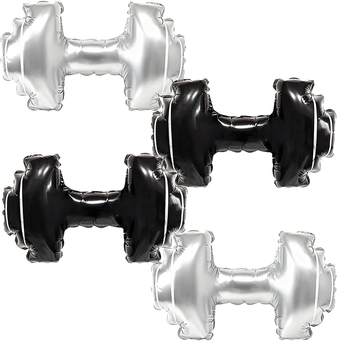 Dumbbell Balloons Gym Balloons Barbell by Enimapod