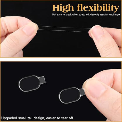 300PCS Clear Museum Putty, Removable Double Sided Sticky Tack Dots, Waterproof - Image 4