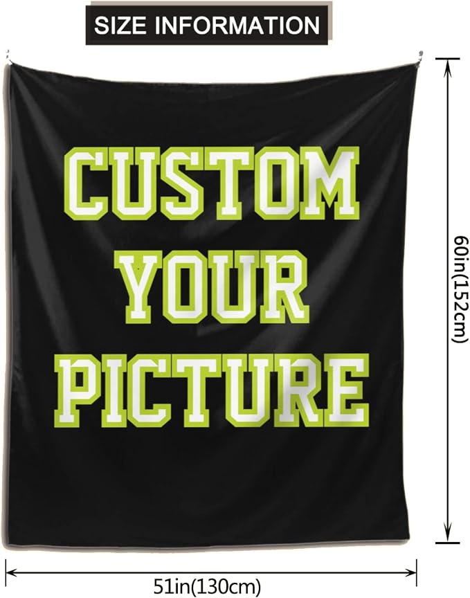 JINJUREN Custom Tapestry Upload Images Banners and Signs Customize - Image 2