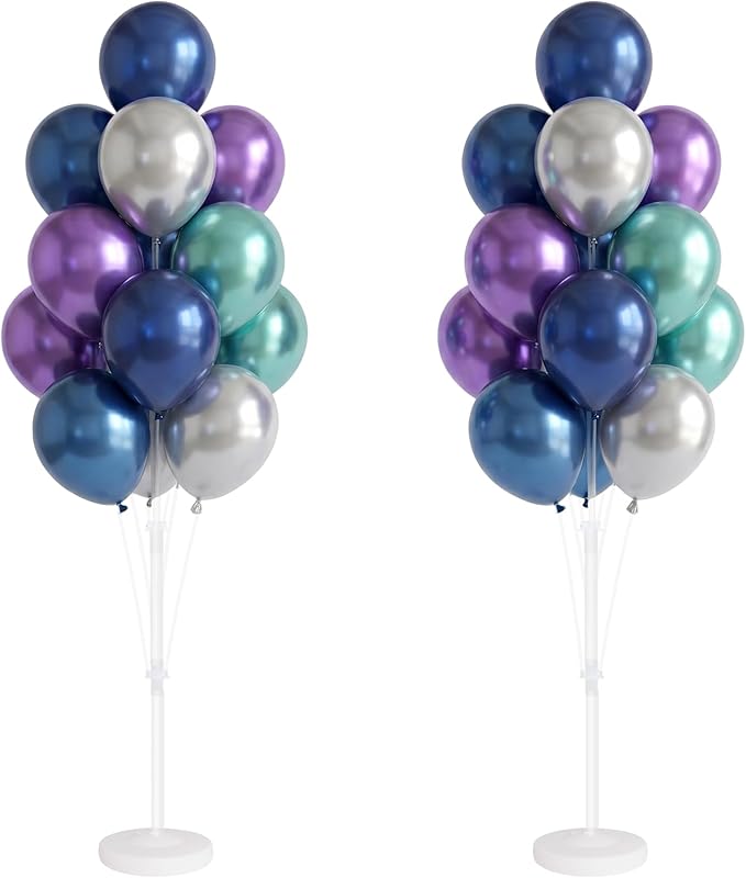 Balloon Column Stand Kit with Balloons, Base and Pole, Balloon Column Kit by Tosuced