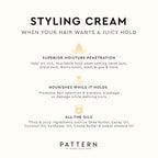 PATTERN Beauty by Tracee Ellis Ross Styling Cream - Hold & Definition for Curly Hair 3b-4c, 25 fl oz