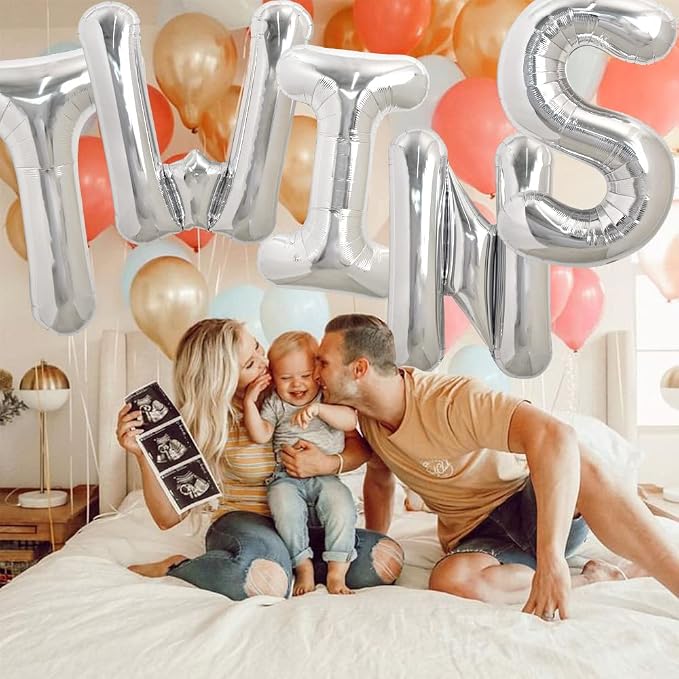 TONIFUL 40 Inch Large Silver Letter S Foil Balloons Alphabet Balloons | Giant - Image 5