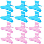 Ondder 12 Pack Butterfly Hair Clamps Clips Hair Claw Clips Salon Pro Section Clip for Styling Sectioning Cutting Coloring Hair Clips Hairdressing Salon Tool Hair Accessories for Women Girls