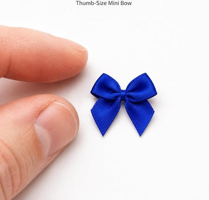 100 Pcs Mini Bows + 100 Glue Dots, - Image 3