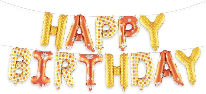 Happy Birthday Balloon Banner by Unknown