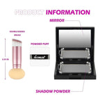 Acomler Root Touch Up Powder, Root Touch Up Hair Color, Talc-Free Hairline Powder for Thinning Hair, Gray Hair Coverage for Women Men, Includes Makeup Brush (Gray, 0.42oz)
