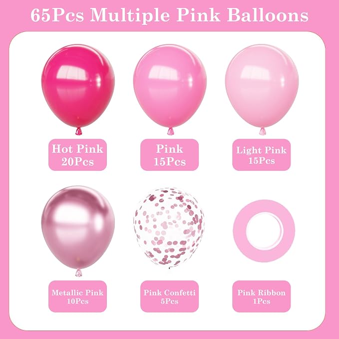 Pink Balloons Set - Image 2