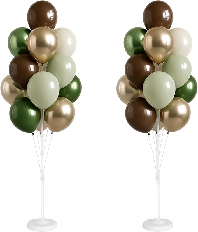 2 Sets Gold Balloon Stand Kit by IMISNO