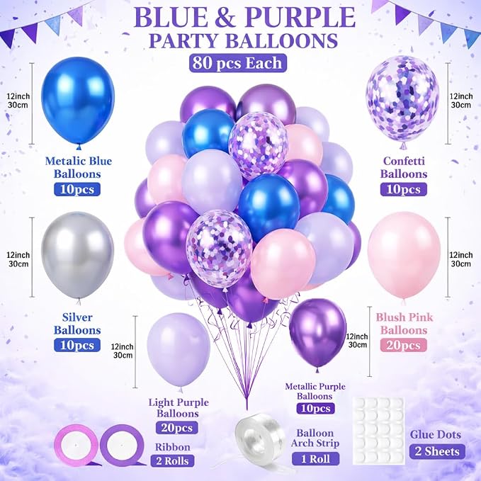 Party Balloons Kit, Latex Balloons - Image 2