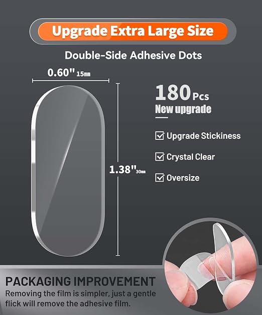 Extra Large Removable Mounting Putty, Strong Double Sided Glue Adhesive Dots No - Image 2