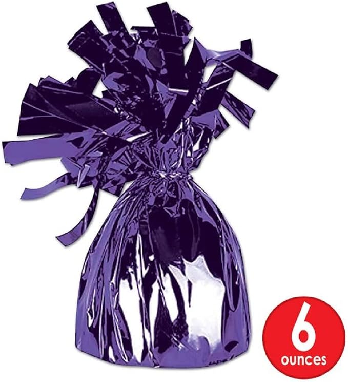 Beistle Metallic Wrapped Balloon Weight Pack - Image 5