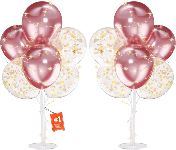 2Set Pink Balloons Stand, Balloons Stands by MYZSBRDM