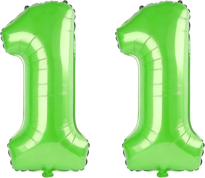 40 Inch Number 11 Balloons for 11th Birthday Party Decorations, 0-100 Fruit by FOBELEC
