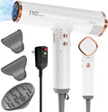 FMZ Professional Ionic Hair Blow Dryer with Diffuser, 1875W High Speed 110000RPM BLDC Motor for Fast Dryring, Portable Mini Lightweight and Quiet, Curly Hair Dryer for Women Men Home Salon Travel Gift