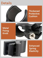 Hair Dryer Stand Holder Hands Free Adjustable Blow Dryer Stand with Universal Clamp Clip Sturdy Base