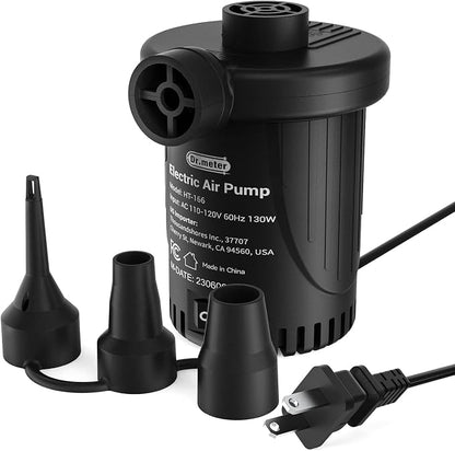 Dr.Meter Air Pump for Inflatables: AC 110V Air Mattress Pump by Drmeter
