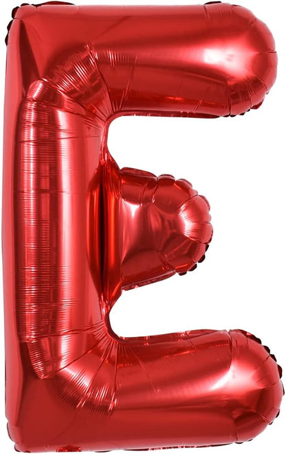 TONIFUL 40 Inch Large Bright Red Letter Balloons A-Z, Giant Jumbo Helium Foil by TONIFUL