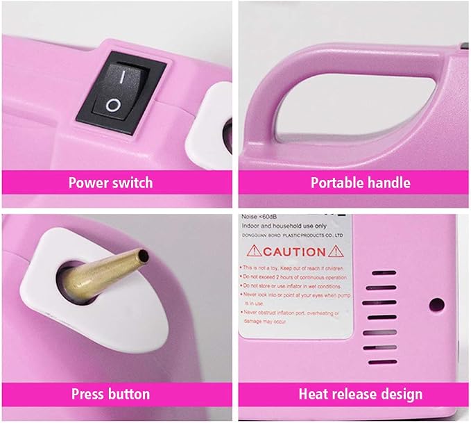 Electric Magic Balloon Pump Chargeable Twisting Modeling Balloon Pump Inflator - Image 3